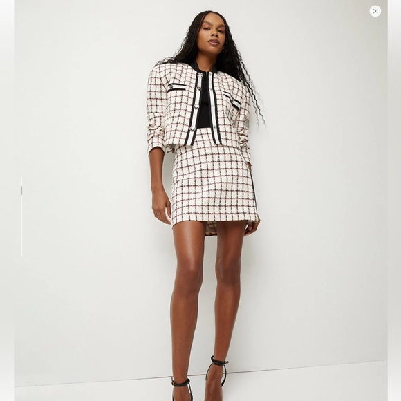 NWT Veronica Beard Ellicot Graphic Tweed Jacket. Size 4 - Picture 4 of 16